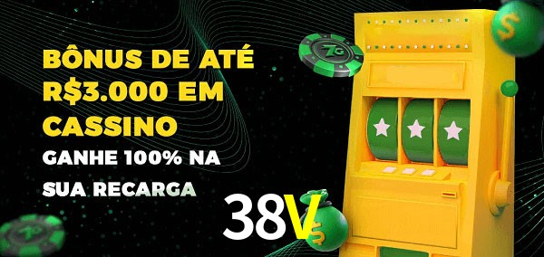 38V melhor bônus de depósito