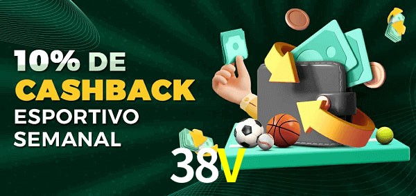 10% de bônus de cashback na 38V