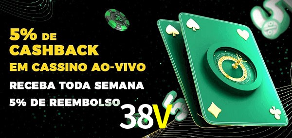 Promoções do cassino ao Vivo 38V
